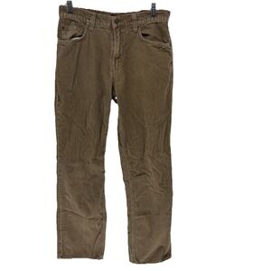 Vintage 90s Covington Corduroy Pants Straight Fit Casual Preppy Office Men 30X30